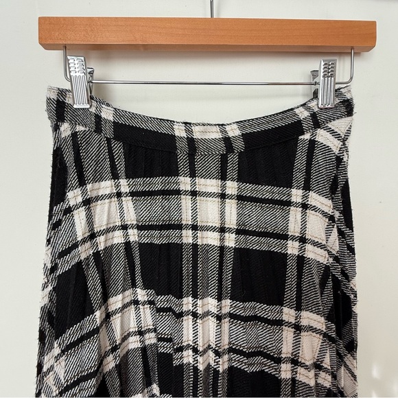 vintage plaid maxi skirt - Picture 2 of 5
